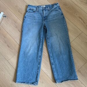 Madewell Light Blue perfect Vintage Wide Leg Jeans